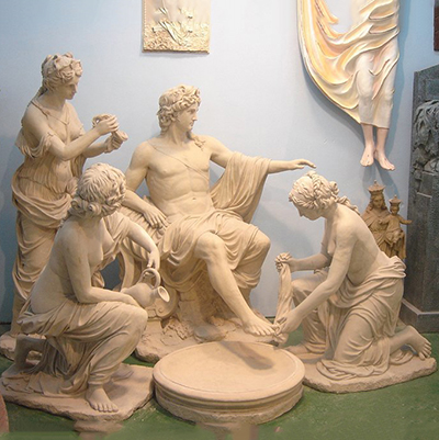 life size famous Apollo bath sculpture